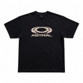 Logo in Plaid Tee In Black